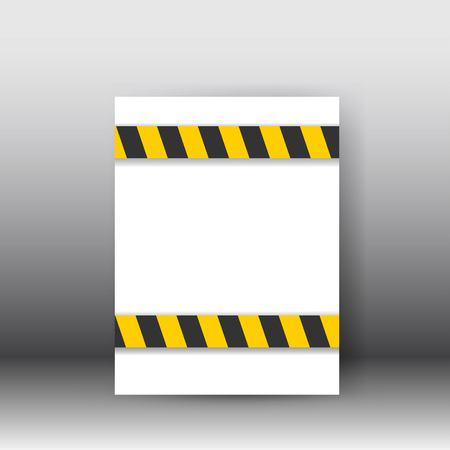 detailed illustration of a industrial danger lines background. poster and brochure designのイラスト素材