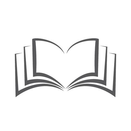 Book icon isolated on white backgroundのイラスト素材