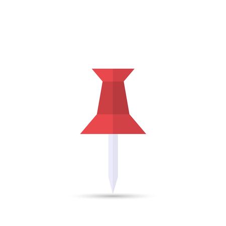 Pin Icon Vector. Flat simple color pictogramのイラスト素材