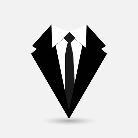 Suit icon isolated on white background.のイラスト素材