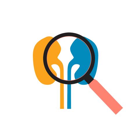 Human kidneys iconのイラスト素材