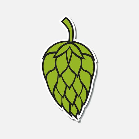 Hop icon isolated on white backgroundのイラスト素材