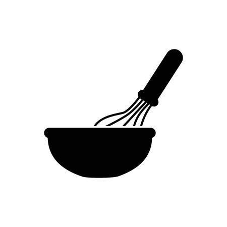 Kitchen Pan Icon on white backgroundのイラスト素材