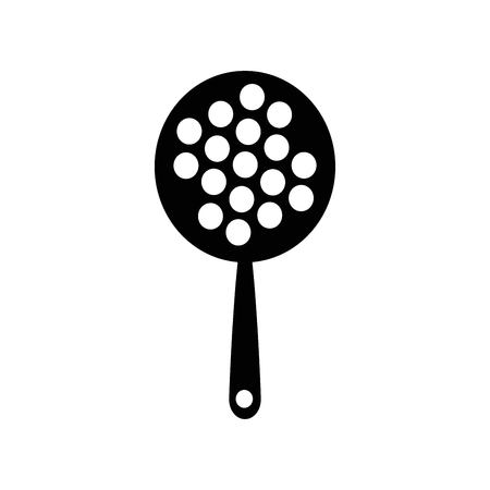 Kitchen Pan Icon on white backgroundのイラスト素材
