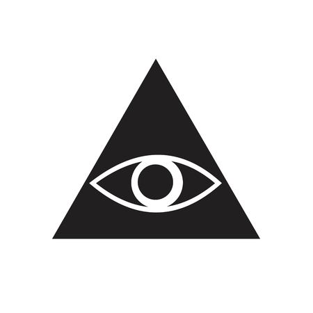 Black pyramids egyptian icon. Simple illustration of tourism black pyramids egyptianのイラスト素材