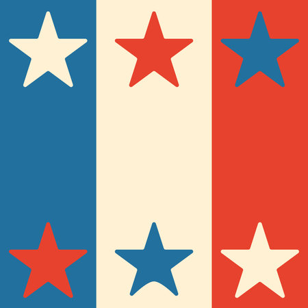 american flag design, vector illustration eps10 graphic  backgroundのイラスト素材