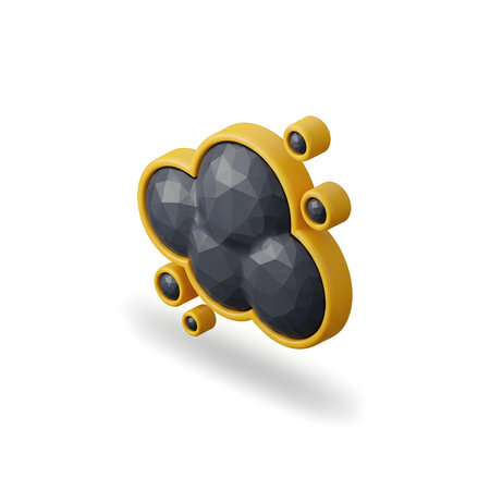 Black and gold bracelet on a white background. 3d illustration.の素材