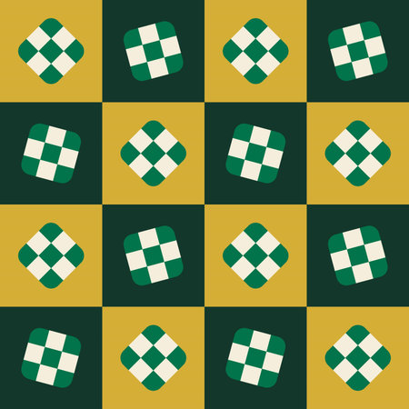 Seamless pattern with checkered squares. Vector illustration.
