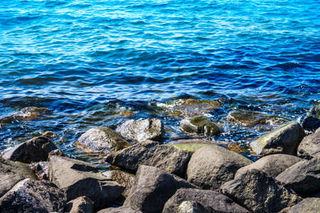 water at the coastの写真素材