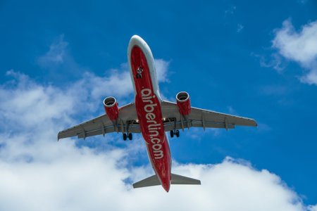 air berlin airplane  only editorial use 