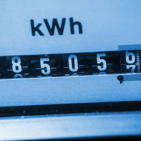 electricity meter, increasing costsの写真素材