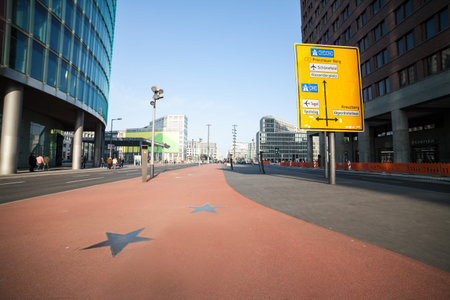  broadway  at potsdamer platz in berlinのeditorial素材