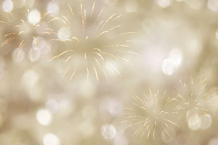 new years background with fireworksの写真素材