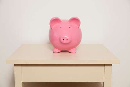 Pin piggy bankの写真素材