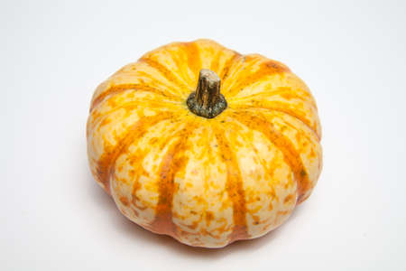yellow calabash  on white backgroundの写真素材