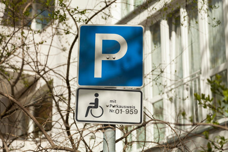 Parking signの写真素材