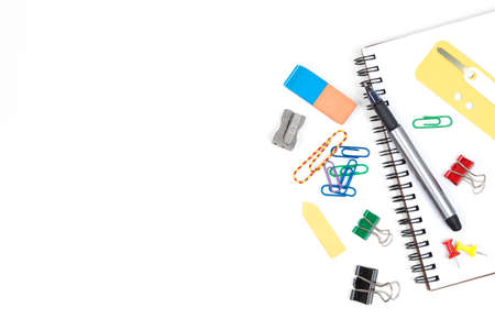 Office supplies border designの写真素材