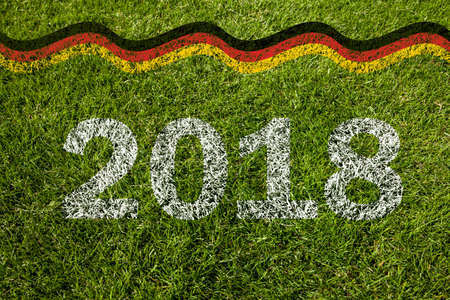 2018 soccer championshipの写真素材