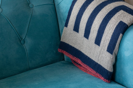 armchair on blanket home style