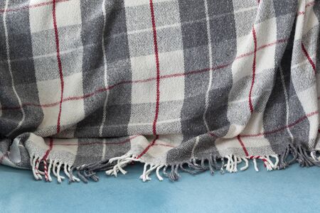 armchair on blanket home styleの写真素材