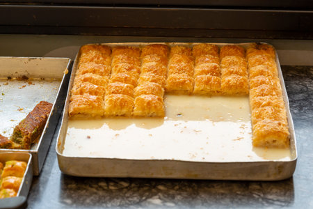 Baklava pastry dessert