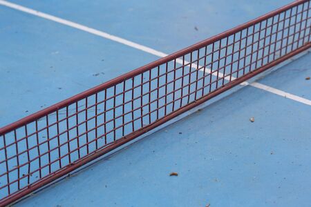 close up table tennis in parkの写真素材