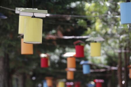 colorful lanternsの写真素材