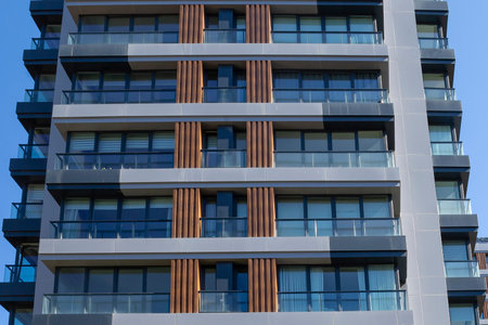 Modern, Luxury Apartment Building Background