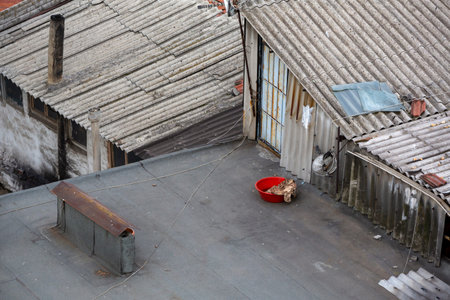 Old Roof Terrace in Istanbul