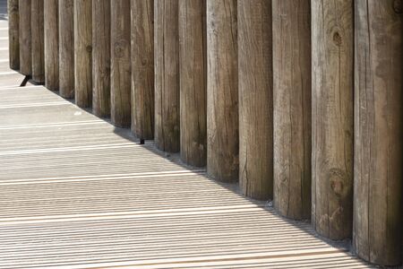 texture of wooden boards floorの写真素材