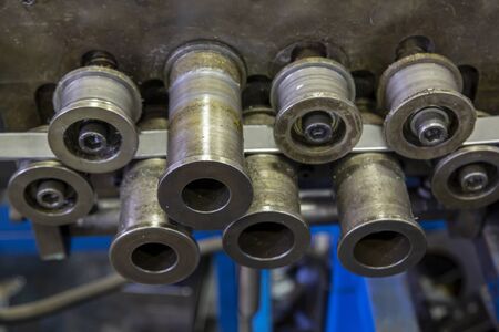 industrial iron machine parts detailsの写真素材