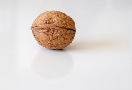 Top view natural walnut photo
