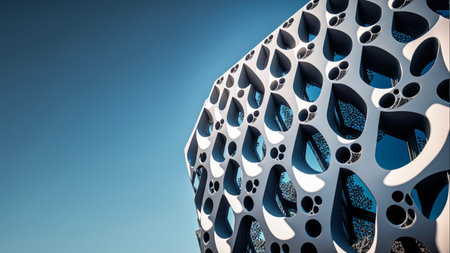 Abstract Modern Architecture Detail, close upの写真素材