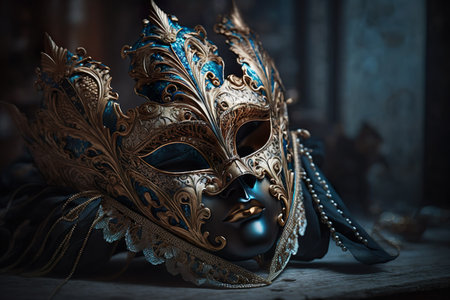 The secret of the mysterious Venetian masks. Venetian Carnivalの素材