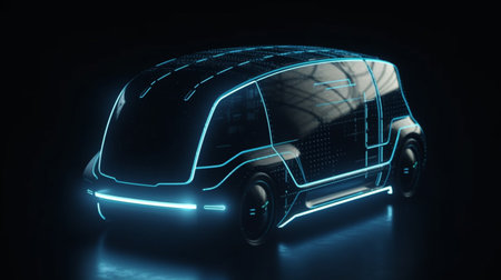 Autonomous cargo delivery technology conceptの素材