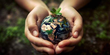 Earth Day, the importance of loving natureの素材