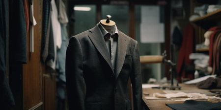 Jacket in tailor shopの素材