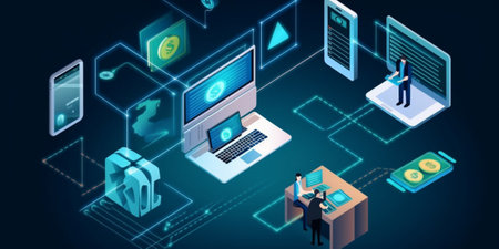 Online banking, internet payment,の素材