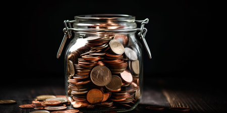 Saving money wealth and financial conceptの素材