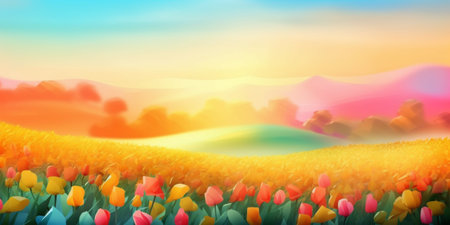 abstract spring background or summer backgroundの素材