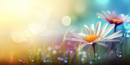 abstract spring background or summer backgroundの素材