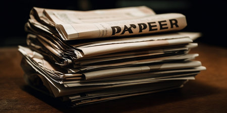 A stack of paperの素材