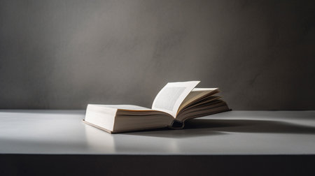 Book opening textbook backgroundの素材