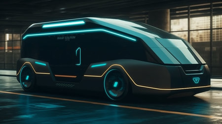 Autonomous cargo delivery technology conceptの素材