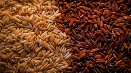 food background from a texture of riceの素材