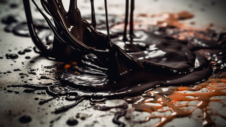 ink spill background. close upの素材