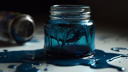 ink spill background. close upの素材