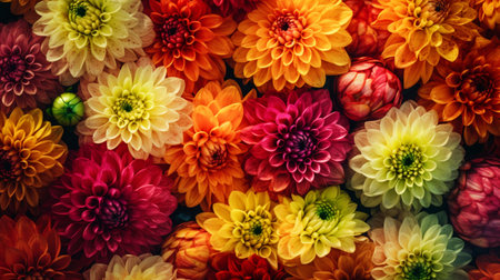 kokina flower background designの素材