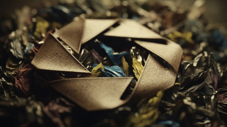 recycle arrows close upの素材