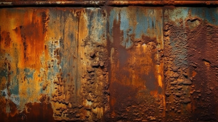 rusty metal wall texture backgroundの素材